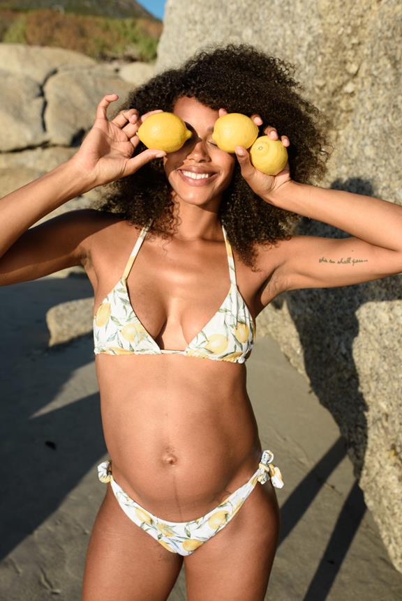 Rio Triangel-Bikinioberteil Und Hose Zitrone 1