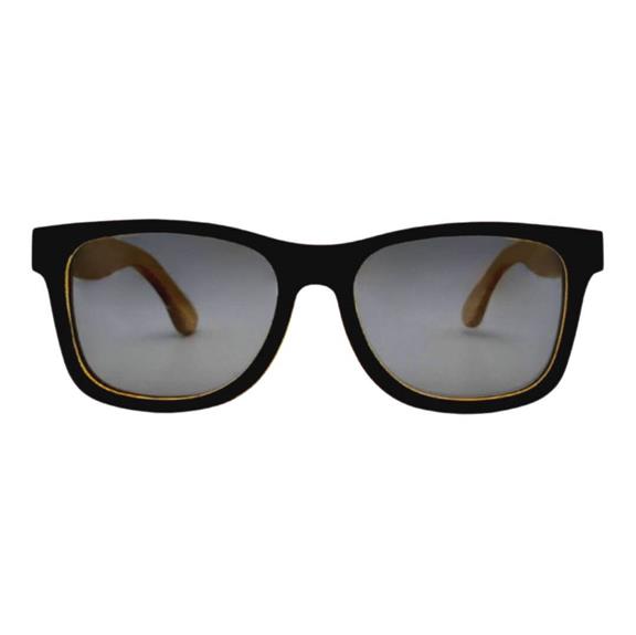 Hayden Wooden Sunglasses Black &Amp; Au Natural 3