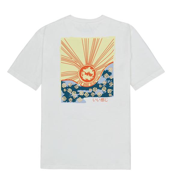 Sunset T-Shirt Gebroken Wit 3