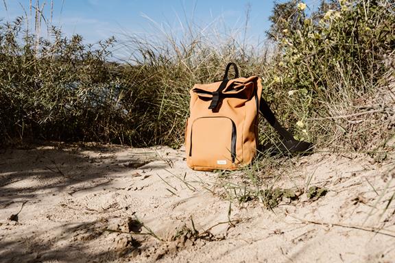Backpack Day Trip Canvas Sunset Cognac 10