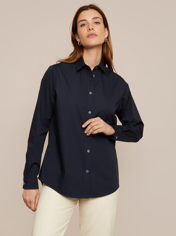 Willow Blouse Navy from Shop Like You Give a Damn