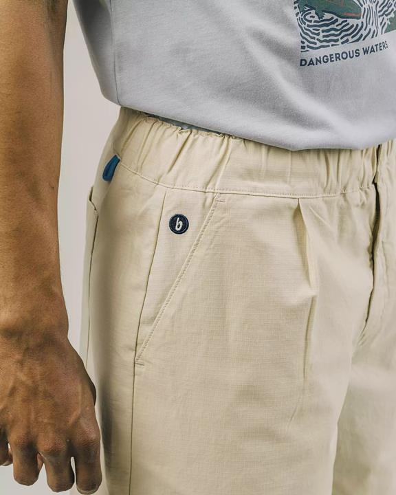 Oversized Ribstop-Shorts Sand 2