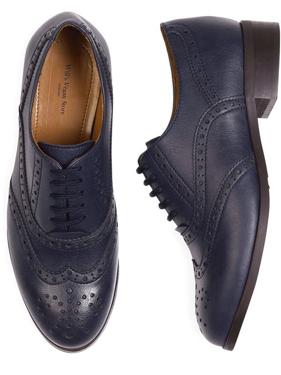 Oxford Brogues Navy Blue 14