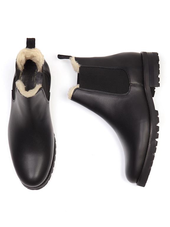 Luxe Insulated Deep Tread Chelsea Boots Black 5