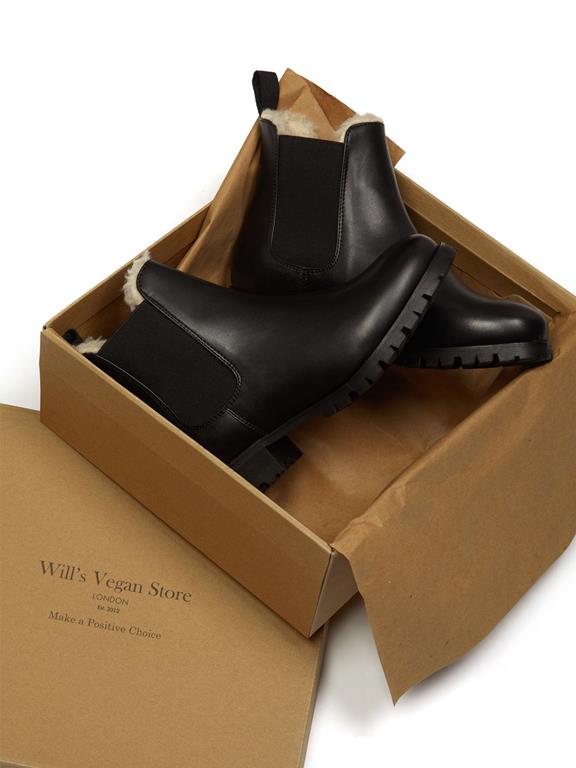 Chelsea Boots Dames Luxe Geïsoleerd Zwart 7