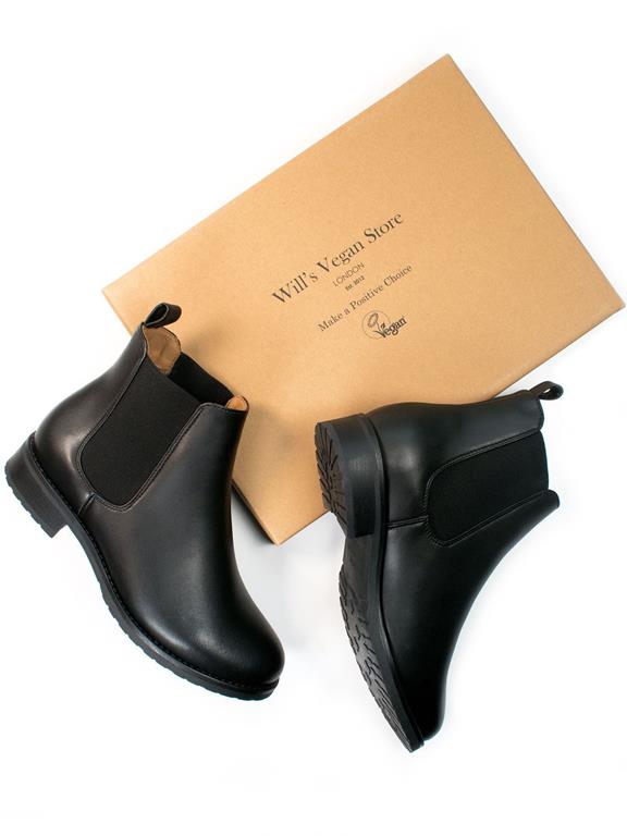 Luxe Nette Chelsea Boots Zwart from Shop Like You Give a Damn