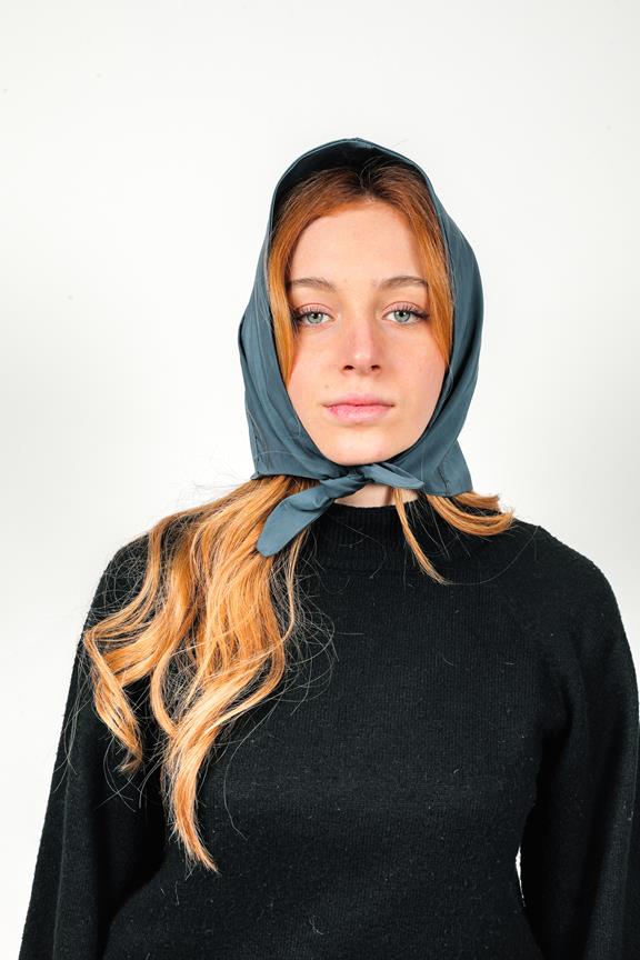 Rain Headscarf Non Blu 1