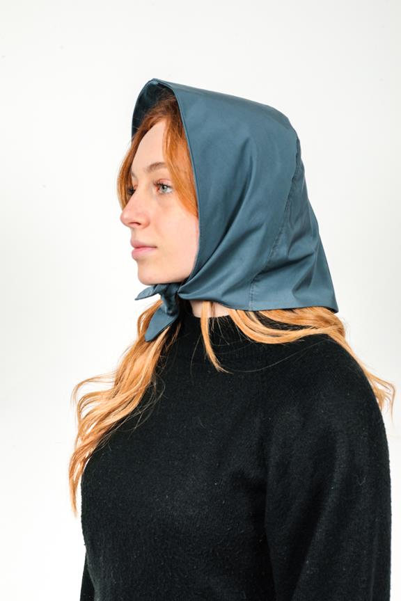 Rain Headscarf Non Blu 2