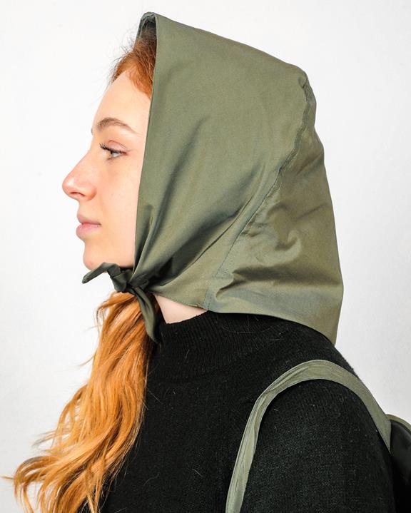 Rain Headscarf Verde Fico 2