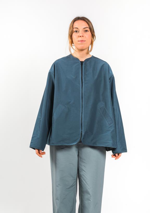 Raincoat Middle Non Blu/Verde Fico 1