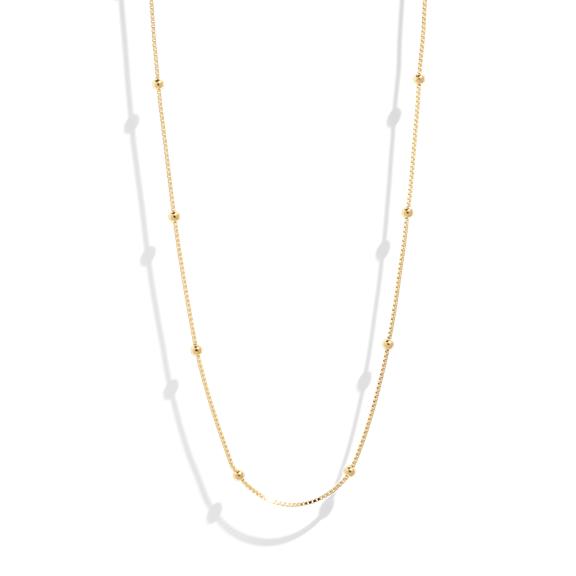 Die Cami-Halskette Aus Massivem 14-Karätigem Gold 1