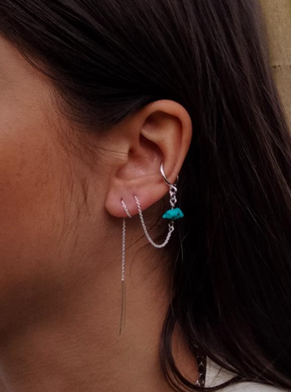 Ear Cuff & Thread Earring 1