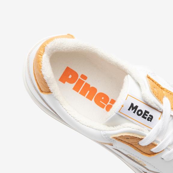 GEN1 Sneakers Piñatex Wit & Geel 8