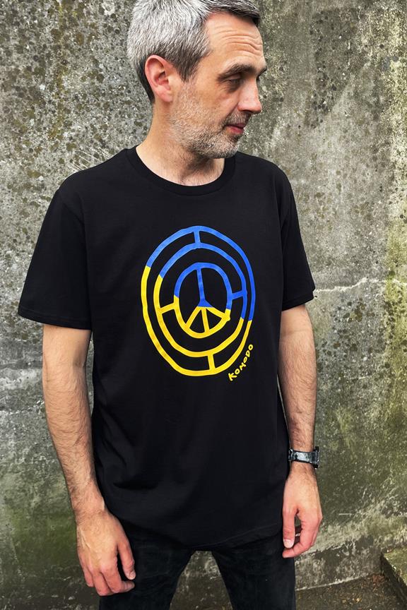 Peace 4 Ukraine T-Shirt Black 1