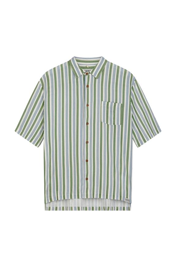 Dingwalls Shirt Stripes Sage Green 2
