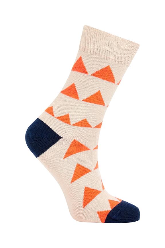 Triangle Socks Cream 1