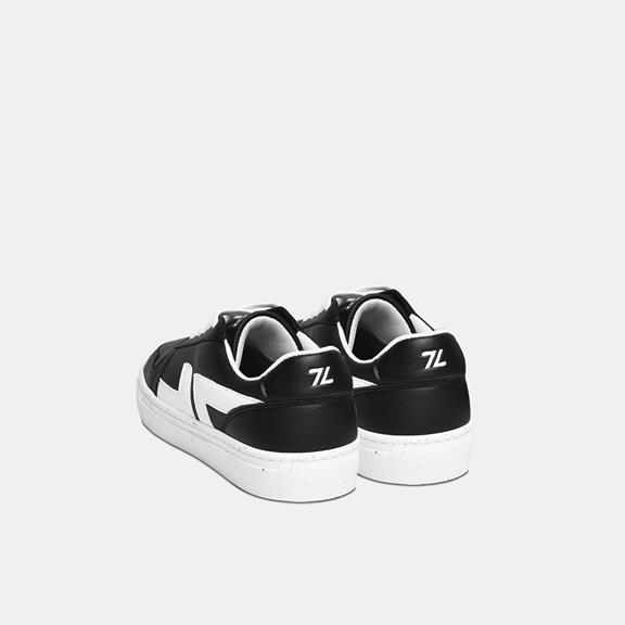 Sneakers Druivenleer Zwart Wit 2