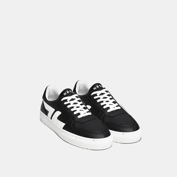 Sneakers Druivenleer Zwart Wit 3