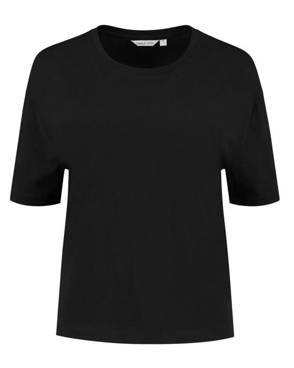 Angelina T-Shirt Zwart 1