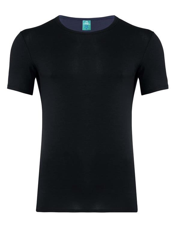 Core T-Shirt Diep Zwart 3
