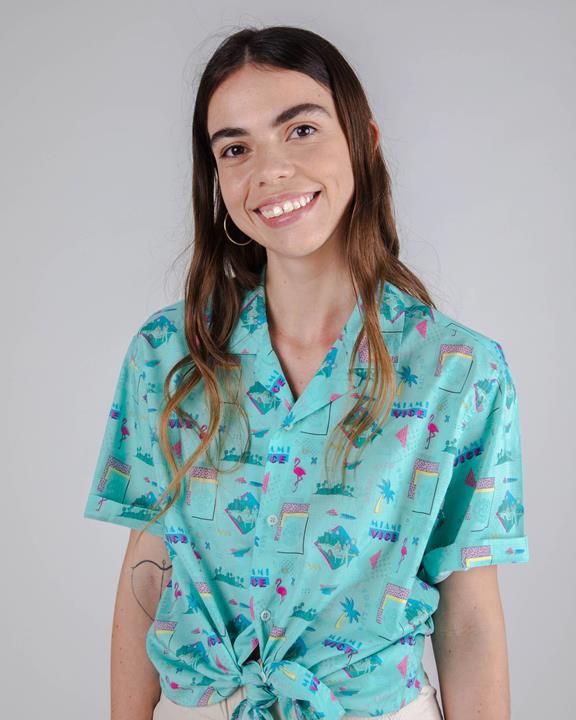 Blouse Miami Vice For Life Blue 10