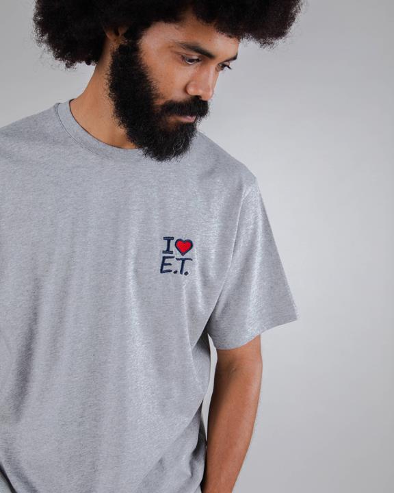 T-Shirt I Love E.T. Grey 7