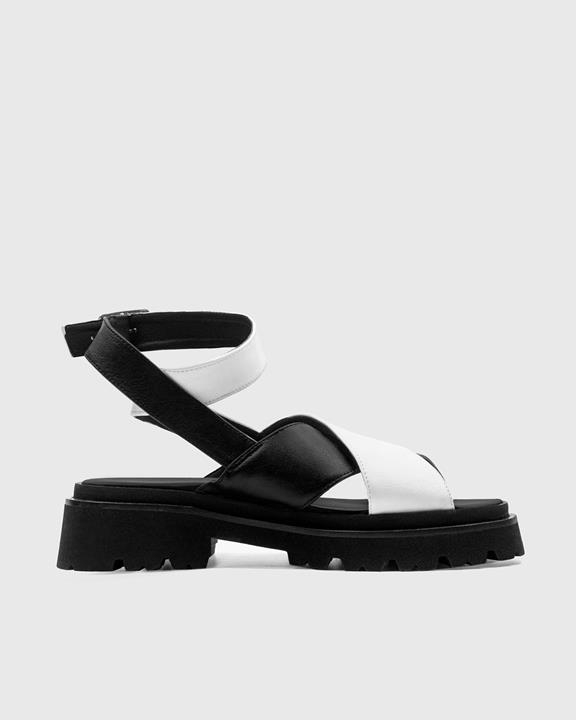 Medley Sandals Black White 2