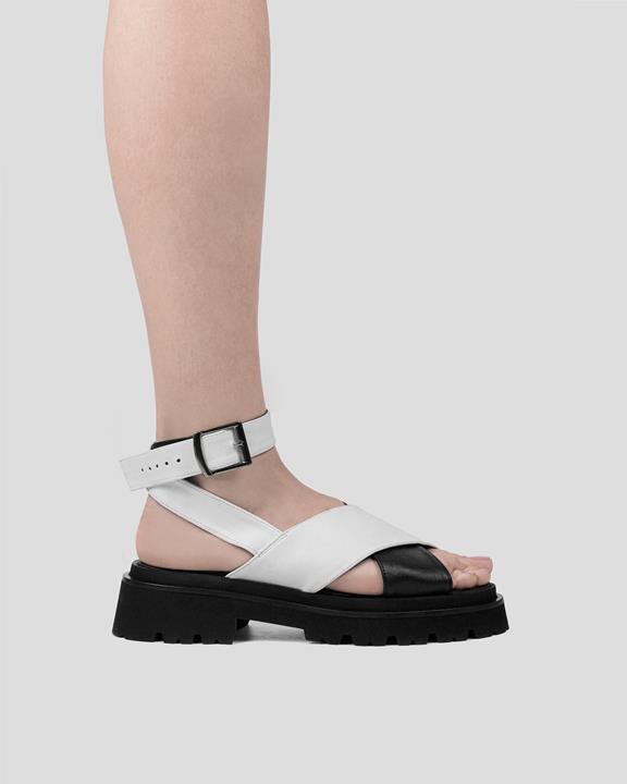 Medley Sandals Black White 3