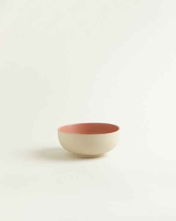 Small Bowl Pink Inside 1