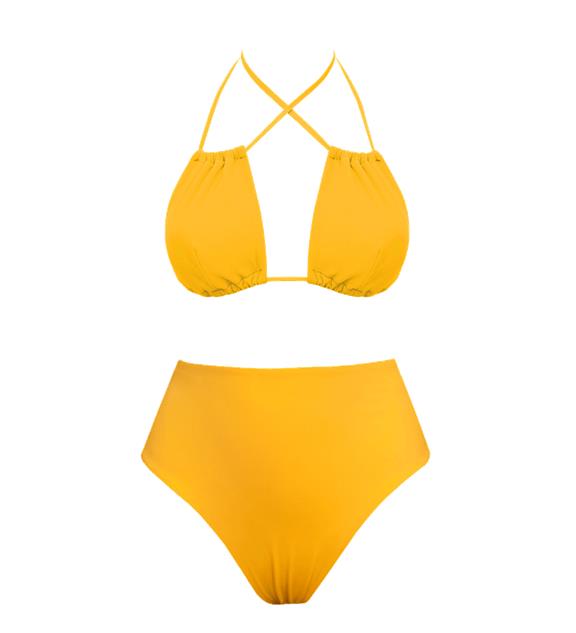 Low Versatile + Skyline High Bikini Set Yellow 3