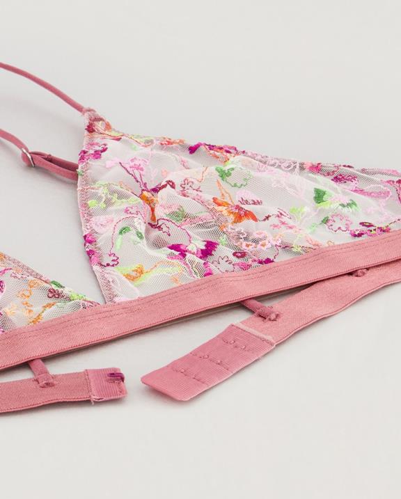 Triangle Bralette Forget Me Not Pink 8