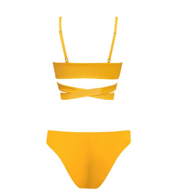 Lin + Skyline Slim Bikini Set Yellow 15