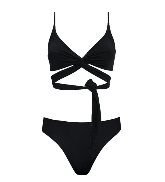 Lin + Skyline Slim Bikini Set Zwart 2