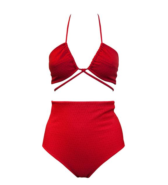 Versatile + Core High Bikini Set Geranium Red 14