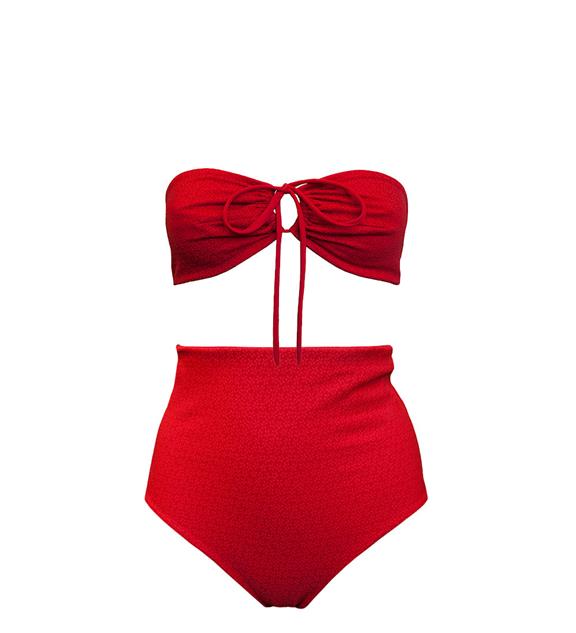 Ensemble Bikini Versatile + Core High Rouge Géranium 15