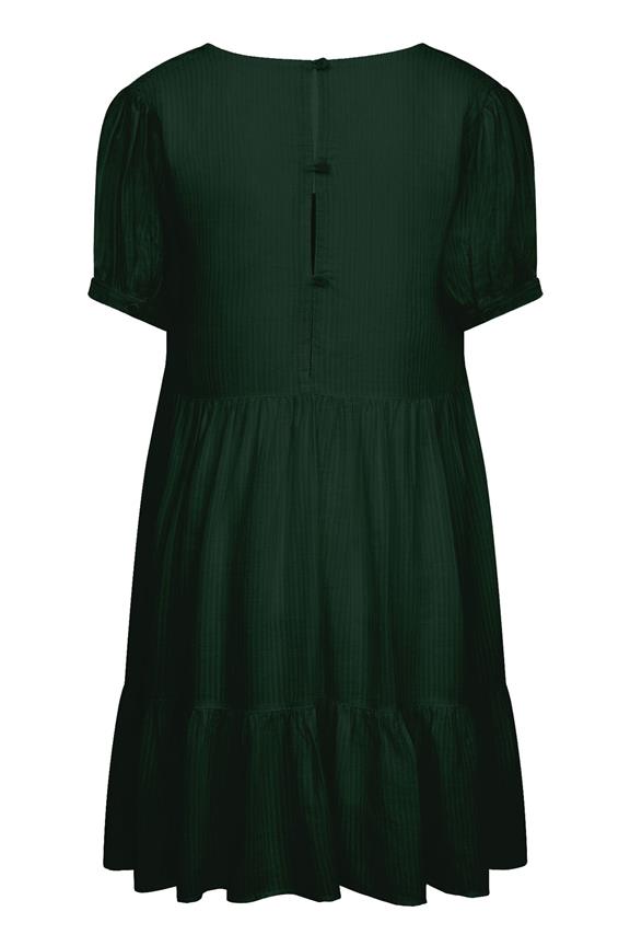 Sky Corn Fabric Mini Dress Forest Green 2