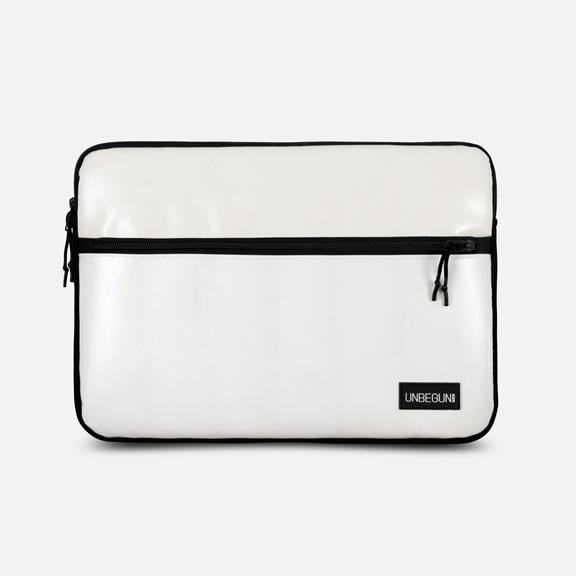 Laptop-Hülle Fronttasche Weiß 1