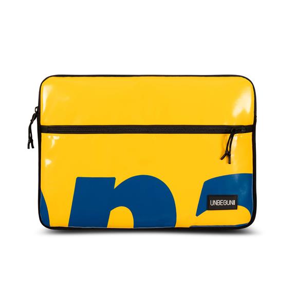Laptop-Hülle Fronttasche Gelb Blau I 7