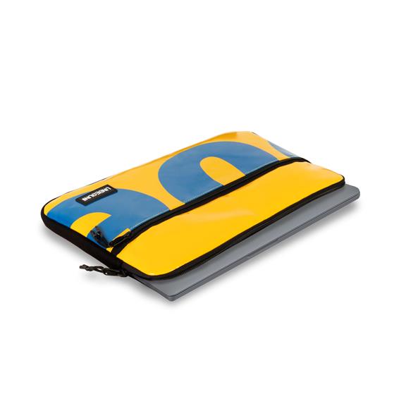 Laptop-Hülle Fronttasche Gelb Blau I 8