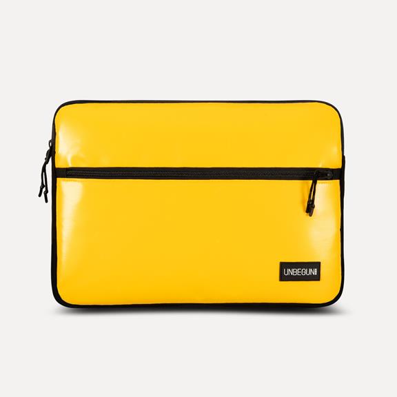 Laptop-Hülle Fronttasche Gelb 1
