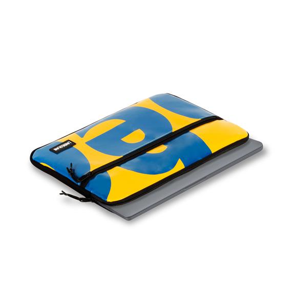 Laptophoes Voorvak Geel Blauw Ii 8
