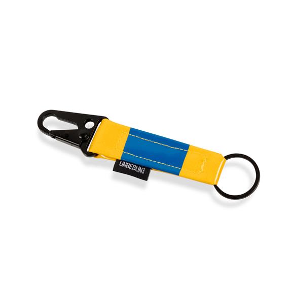 Schlüsselanhänger Gelb Blau 7