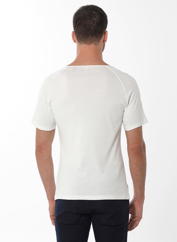 Henley T-Shirt Off White 4