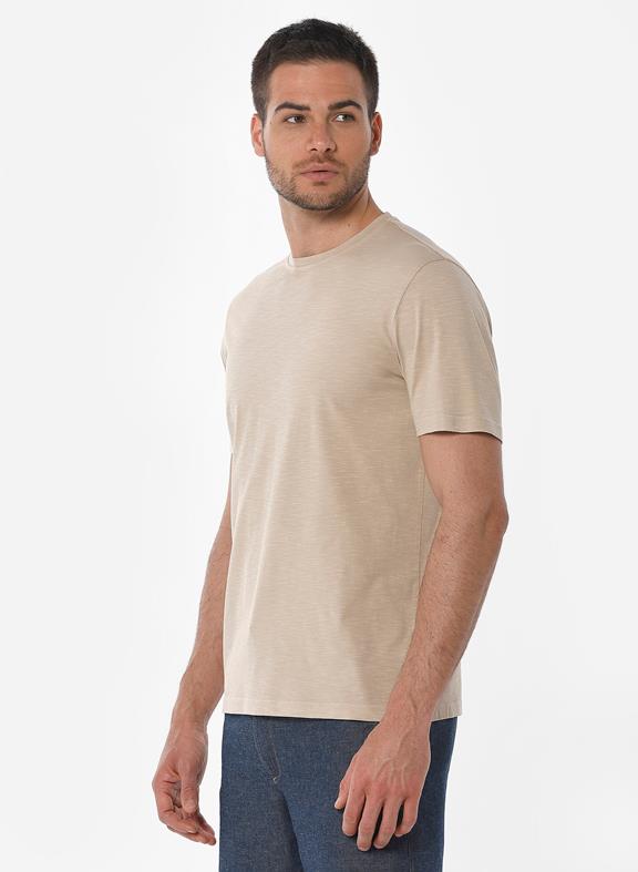 ORGANICATION T-Shirt Natuurlijk Beige
