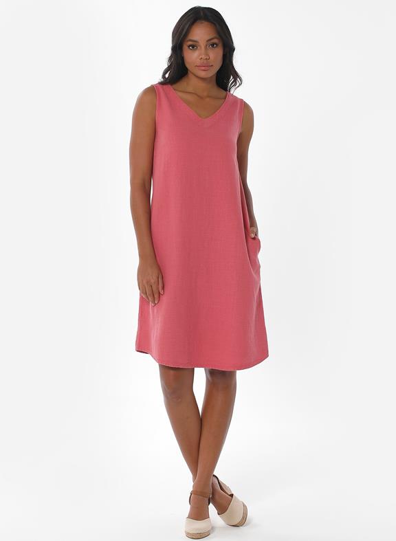 Dress Sleeveless Pink 1