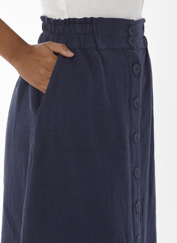 Skirt Buttons Dark Blue 5