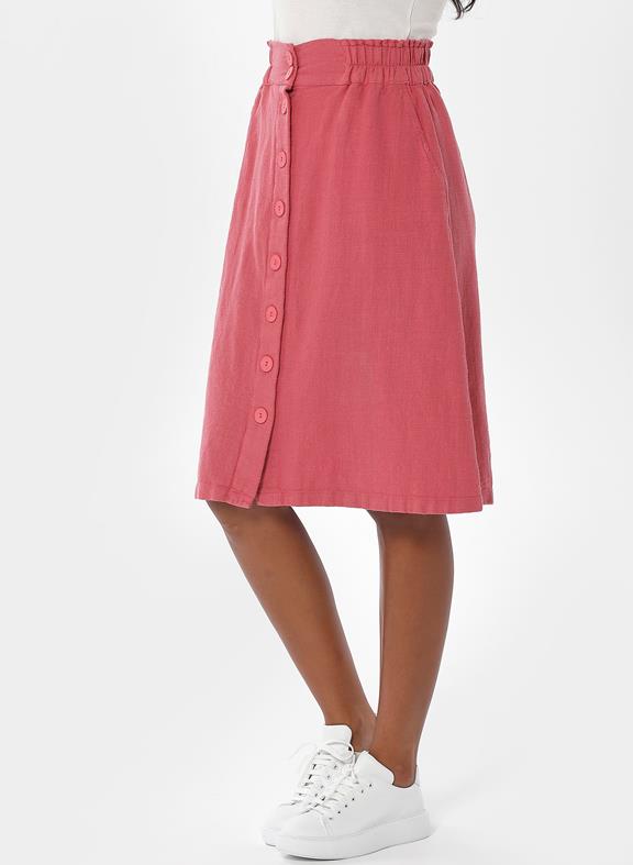 Skirt Buttons Pink 3