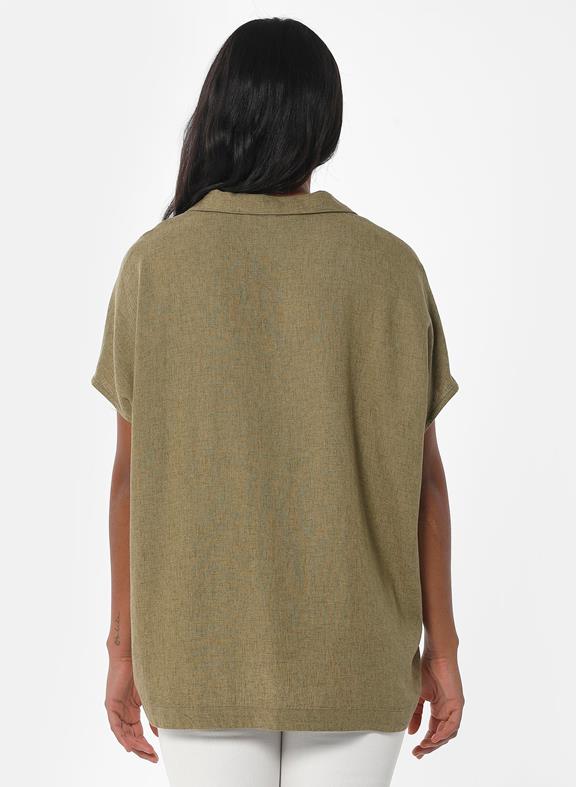 Blouse Olijfgroen from Shop Like You Give a Damn