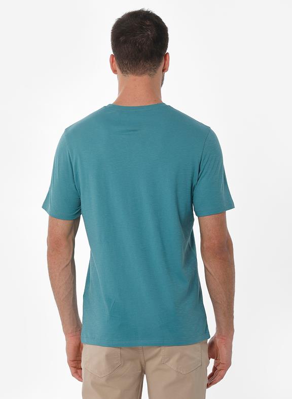 Basic T-Shirt Petrolgreen 4