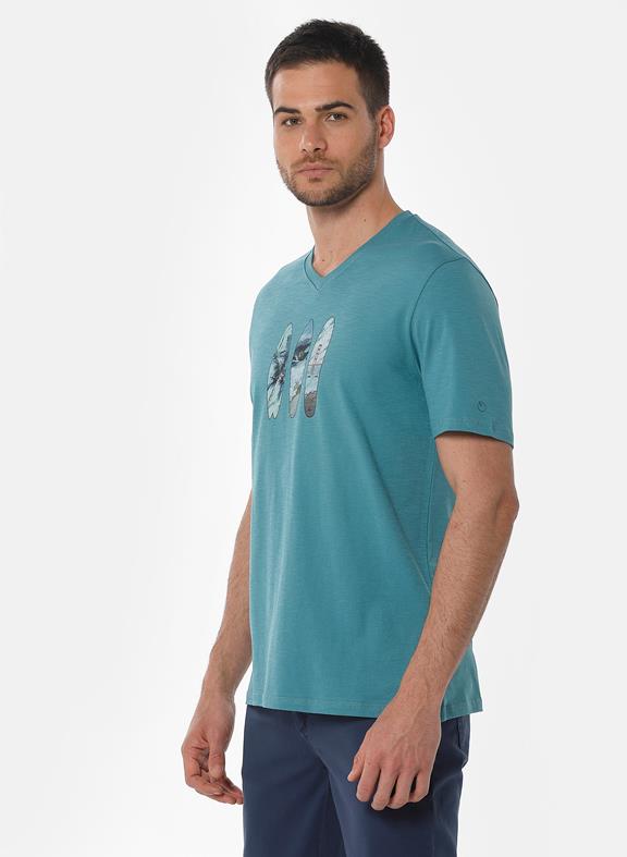 T-Shirt Surfing Blue 3